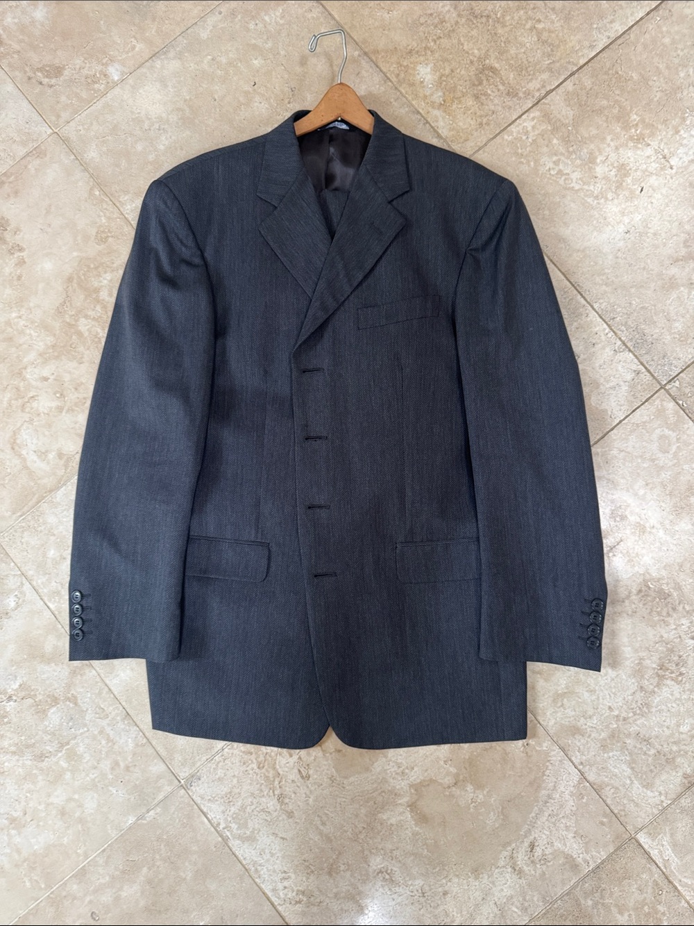 Men's Charcoal Full Suit